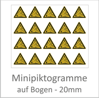 Minipiktogramme 20 mm